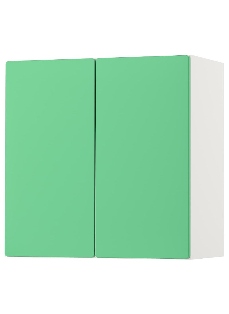 Trofast Wall Cabinet, White Green With 1 Shelf, 60X32X60 Cm 