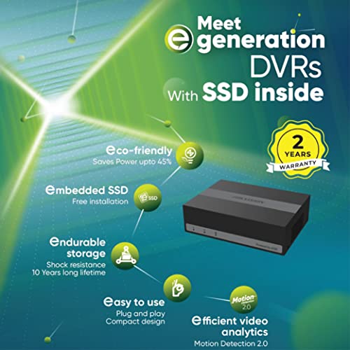 Hikvision 1080P Lite 4-ch eDVR with 512GB Embedded SSD Storage - Image 2