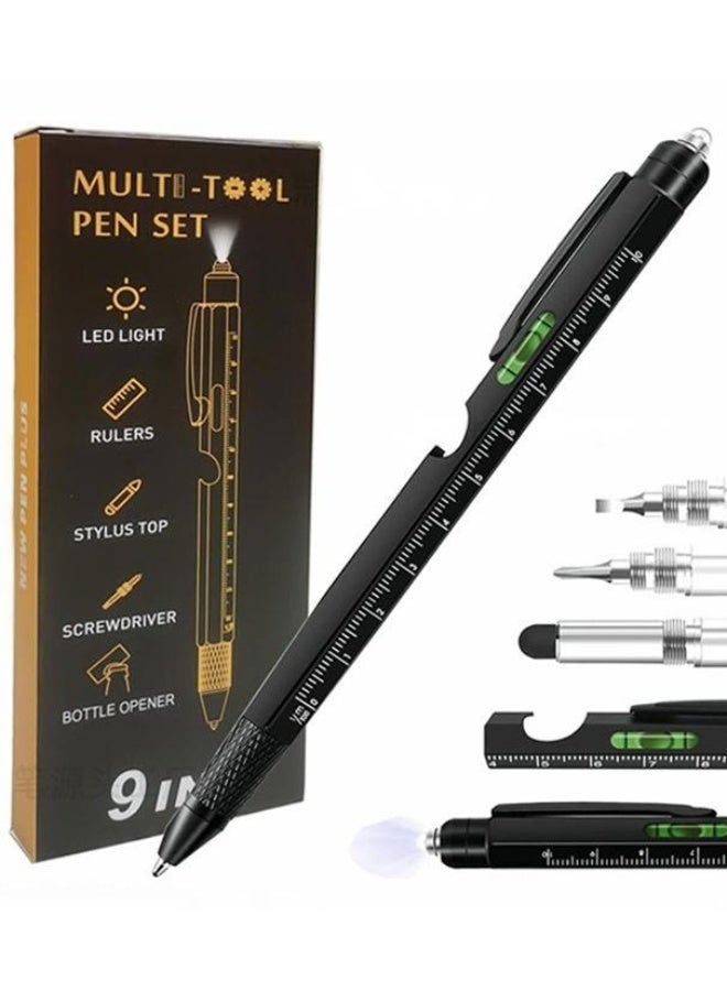 9-in-1 Multi-functional, Pen Tool for Men, Small Utility Gadget for Father, Husband, Boyfriend Birthday Gift - Image 1