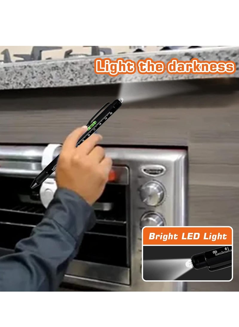 9-in-1 Multi-functional, Pen Tool for Men, Small Utility Gadget for Father, Husband, Boyfriend Birthday Gift - Image 4