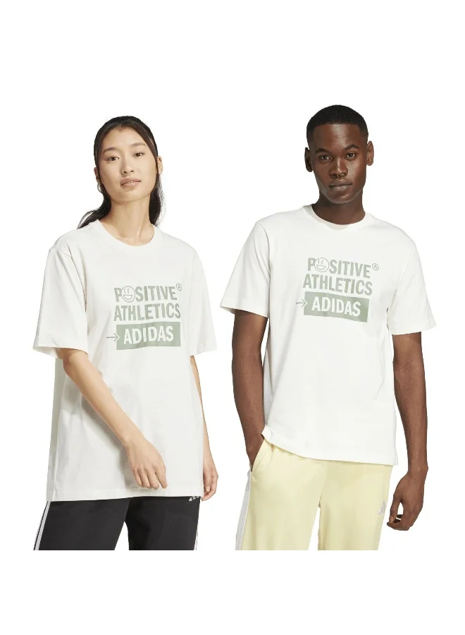 Adidas lounge verbiage men graphic t-shirt