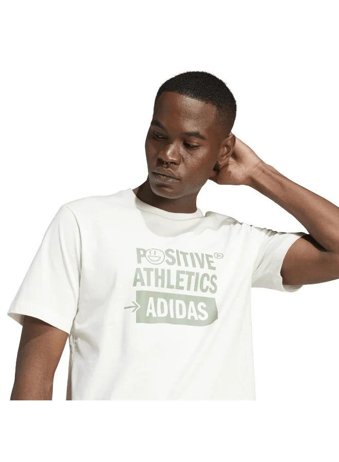 Adidas lounge verbiage men graphic t-shirt