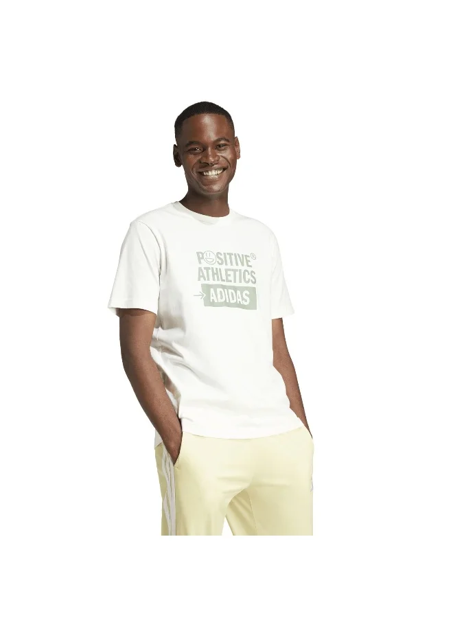 Adidas lounge verbiage men graphic t-shirt