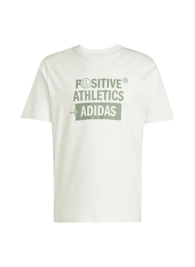 اديداس adidas lounge verbiage men graphic t-shirt