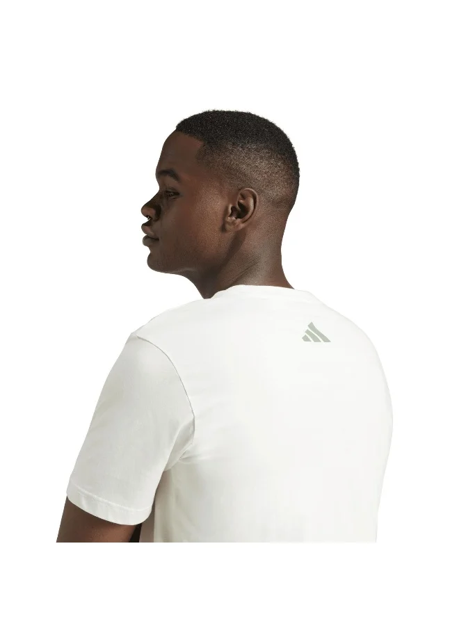 Adidas lounge verbiage men graphic t-shirt