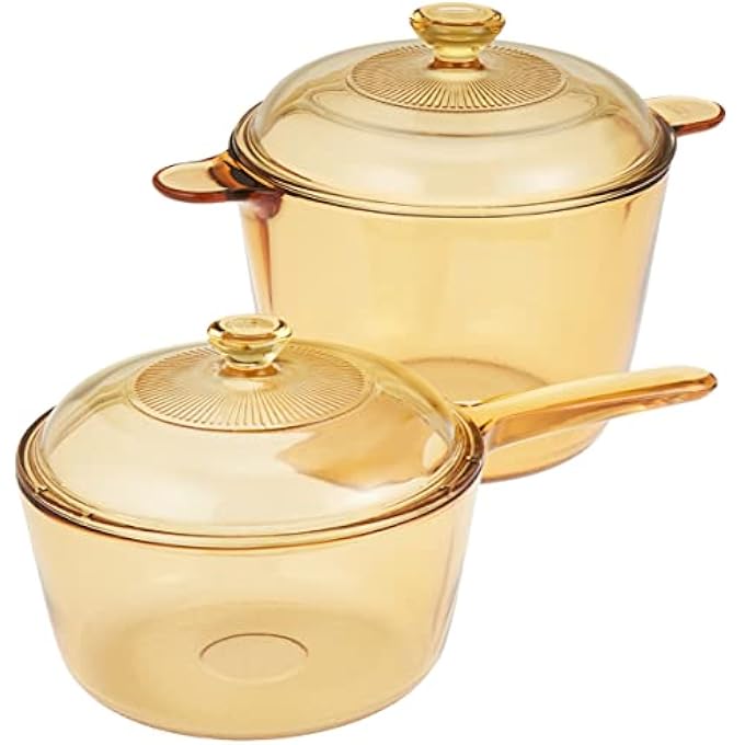 Visions 4 Pieces CookpotSaucepan Vs 314 Brown - Image 1