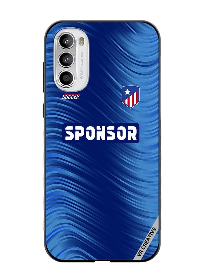 VR CREATIVE Protective Case Cover For Motorola Moto G82 Soccer Jersey Design  Multicolour  - Image 1