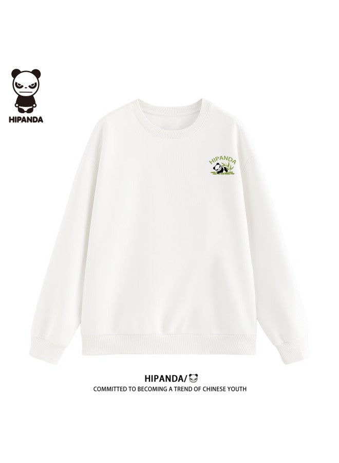 Hipanda Uni Sweatshirt, Autumn Fashion Brand Printed Round Neck Casual Loose Base Shirt, Klein Blue 3XL - Image 3