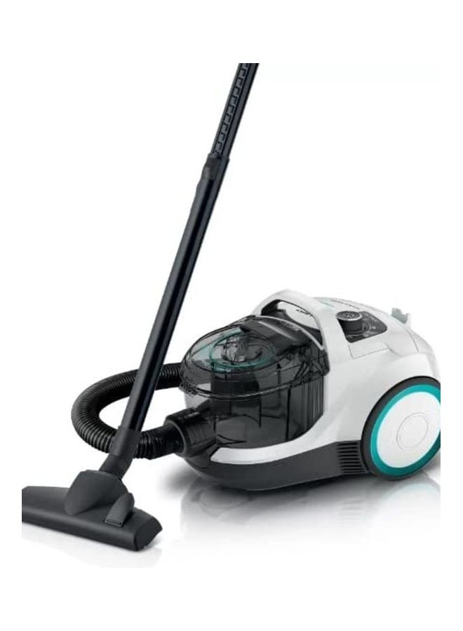 BOSCH Serie 4 Series 4 ProHygienic Bagless Vacuum Cleaner Dark 2000 W BGS21WHYG White - Image 1