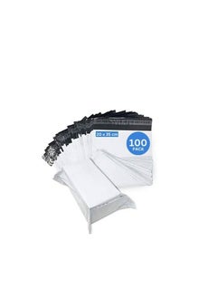 MARKQ White Poly Mailers Bag, 20 x 35 cm Adhesive Self-seal Shipping Bags, 100 Pack Envelopes for Packaging Delivery Posting Parcel Postals Clothes  - Image 1