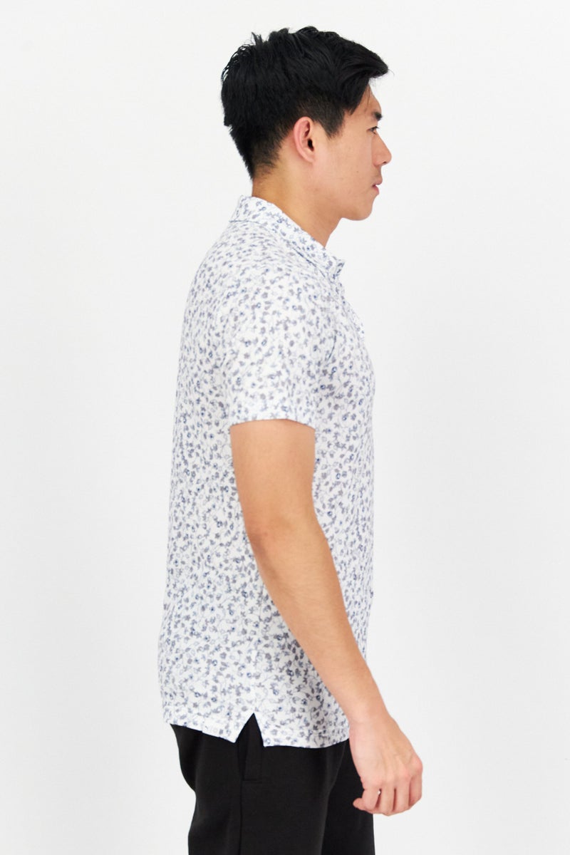 PUMA تي شيرت بولو رياضي للرجال بأكمام قصيرة، مجموعة بيضاء - Image 2