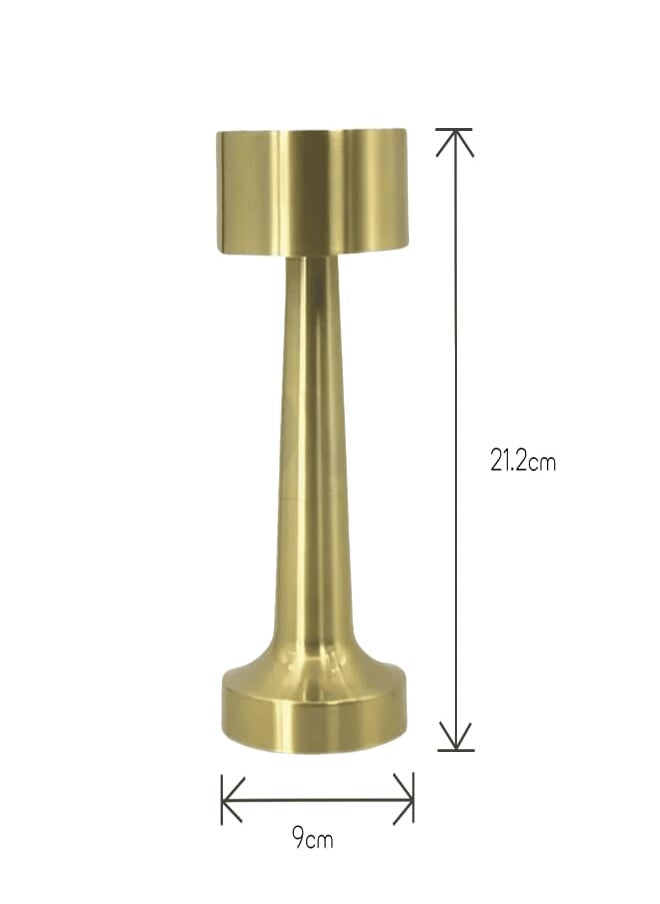 Evren Rechargeable Cordless Touch control Modern drum Table Lamp  - Image 3