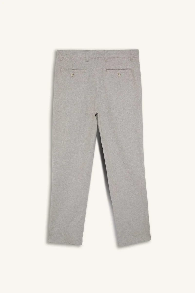 Defacto  Linen Blend Trousers for Men | Best Price UAE