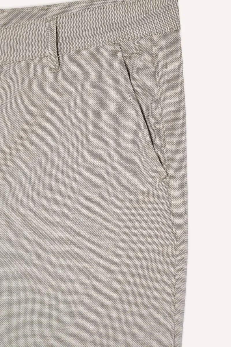 Defacto  Linen Blend Trousers for Men | Best Price UAE