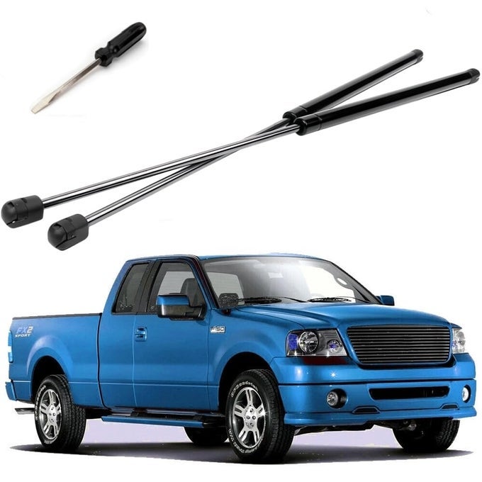 Compatible With 19972006 Ford Expedition19952004 Ford F150 Ford F250Front Hood Lift Support Struts Prop Rods Shocks Sg404016 8195691 2 Pack With Screwdriver For Install