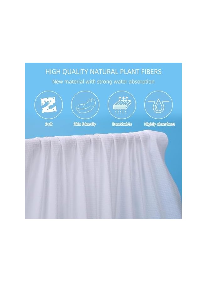 The Bros 5 Pack Travel Disposable Towels Set,Portable Bath Towel & Face Towel Independent Packaging,Soft Thicken Cotton Towels,Super Absorbent Bath Towel Comfortable Wash Towel for Hotel Spa Gym Beach - Image 5