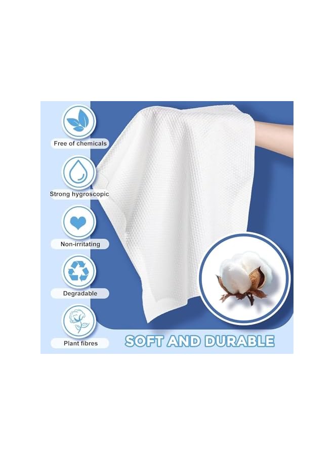 The Bros 5 Pack Travel Disposable Towels Set,Portable Bath Towel & Face Towel Independent Packaging,Soft Thicken Cotton Towels,Super Absorbent Bath Towel Comfortable Wash Towel for Hotel Spa Gym Beach - Image 2