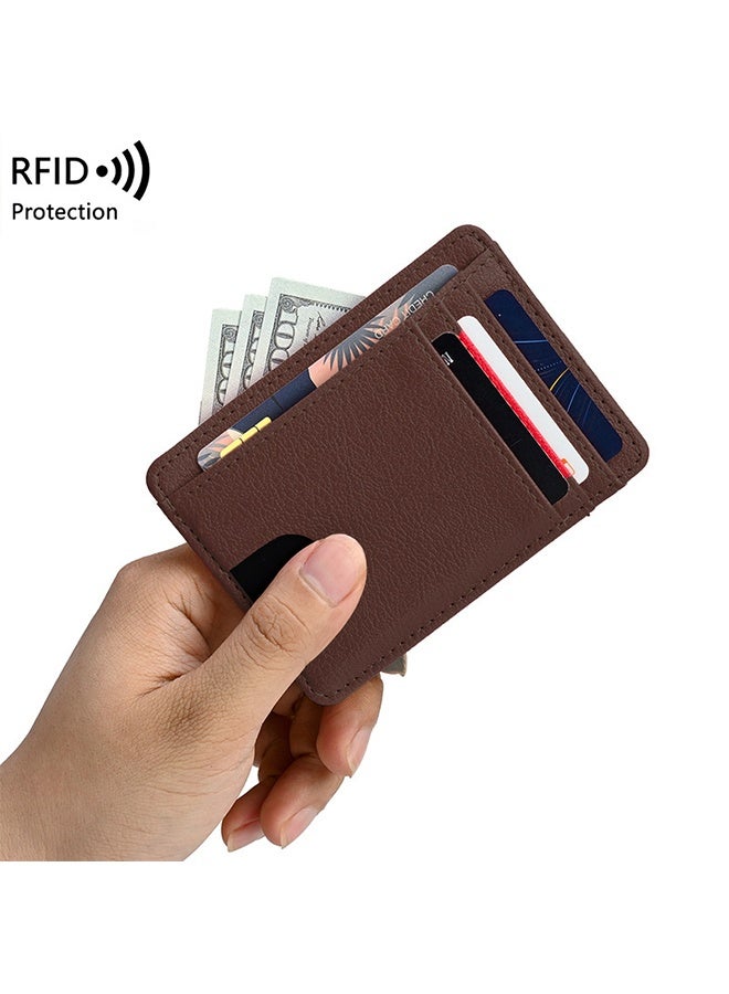 Ocean Premium Leather Wallet for Men – RFID Blocking, Minimalist Design, Card & Money Holder, Durable, Multi-Card Capacity - Image 3
