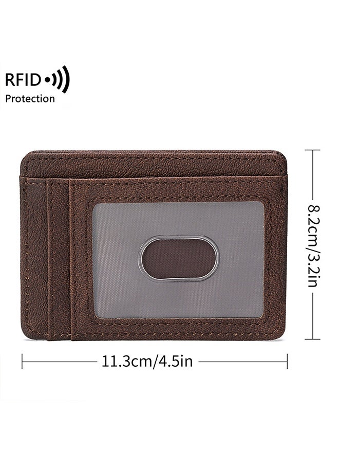 Ocean Premium Leather Wallet for Men – RFID Blocking, Minimalist Design, Card & Money Holder, Durable, Multi-Card Capacity - Image 4