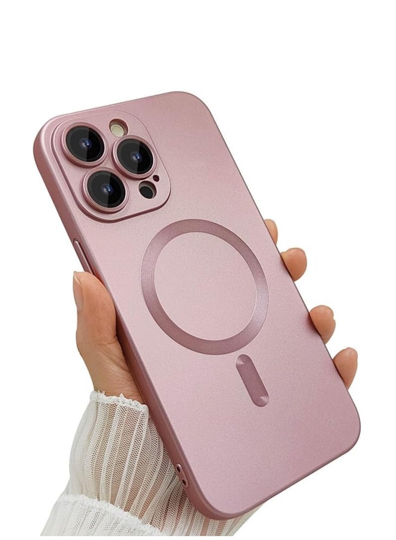 iPhone 15 Pro Max Case Cover Compatible with MagSafe Camera Lens Protection Scratch-Resistant Magnetic Phone Cover for iPhone 15 Pro Max 6.7-Inch  - Image 1
