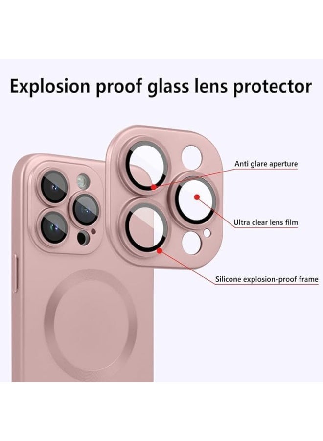 iPhone 15 Pro Max Case Cover Compatible with MagSafe Camera Lens Protection Scratch-Resistant Magnetic Phone Cover for iPhone 15 Pro Max 6.7-Inch  - Image 4
