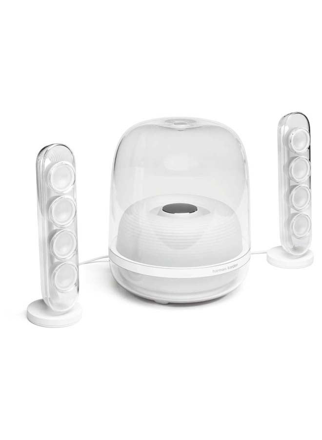 harman kardon SoundSticks 4 Bluetooth Speaker System White - Image 1