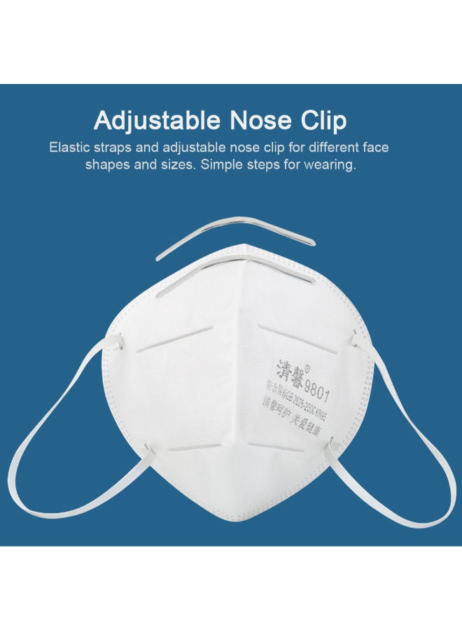 NIBEMINENT 5-Piece Disposable KN95 Soft Breathable Protective Mask - Image 3