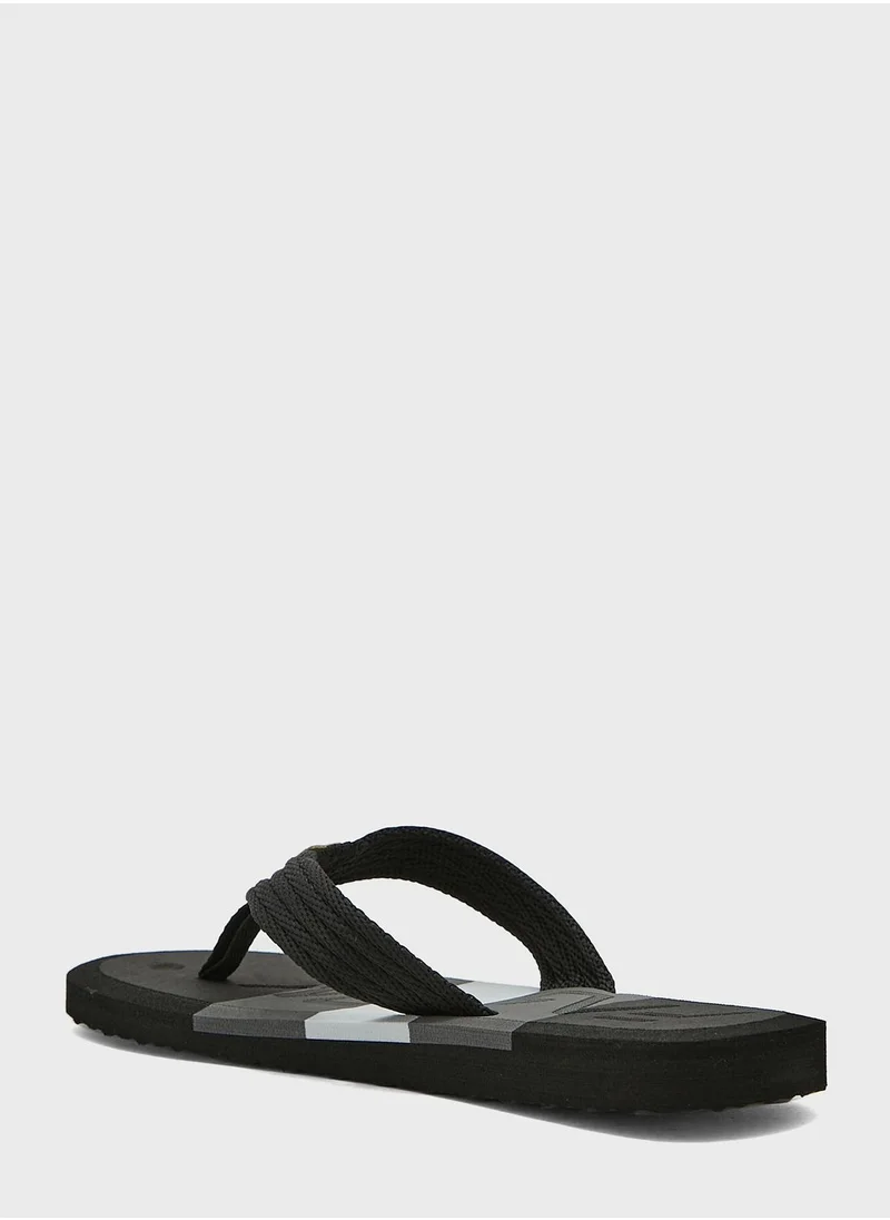 Seventy Five Color Block Flip Flops