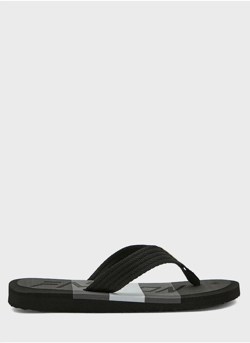 Seventy Five Color Block Flip Flops