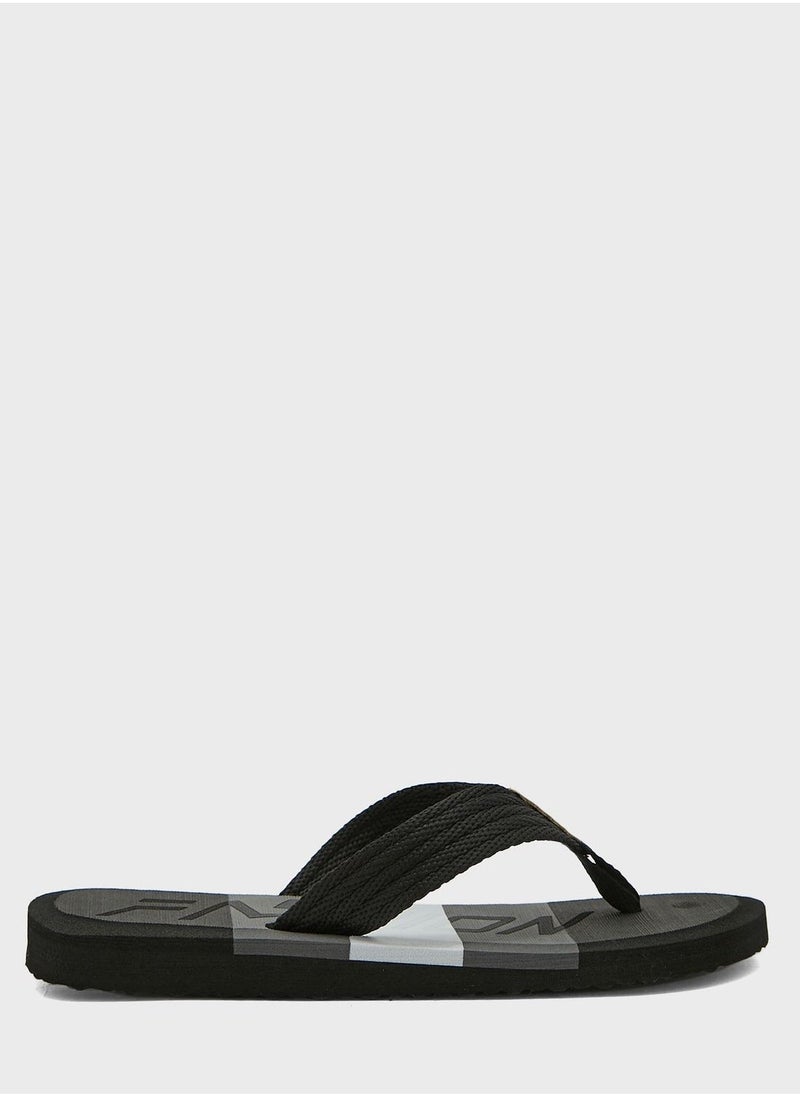 Seventy Five - Color Block Flip Flops - Image 1