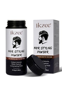 IKZEE Hair Styling Powder Safe Gentle Easy Wash Oduor Free Natural Formula Hair Texturizing Powder Invisible Long Lasting Instant Volumizing Matte Texture Hair Styling Powder  - Image 1