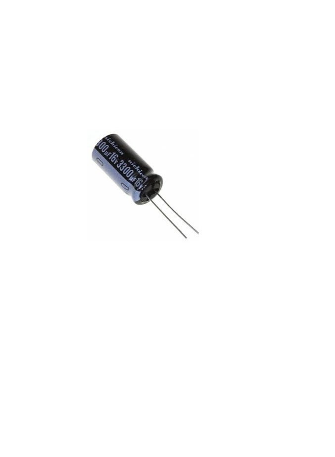 مجموعة من 5 مكثفات كهربائية 3300UF 16V 