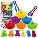 USATDD Counting Animal Matching Games Color Sorting Toys with Bowls Preschool Learning Activities for Math Educational Sensory Training Montessori STEM Toy Sets Gift for Toddlers Kids Boys Girls Ages 3 4 5 6 - Image 2