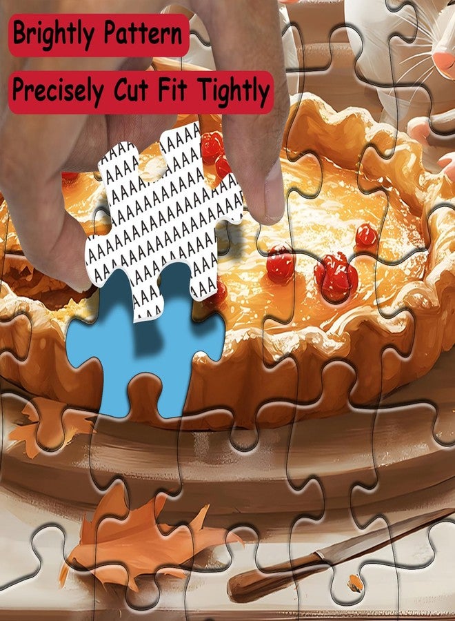 PPuzzling Cute Mouse Puzzles for Adults 1000 Pieces, Fall Kitchen Mice Puzzles, Funny Difficult Animal Jigsaw Puzzle as Home Wall Art - Image 4