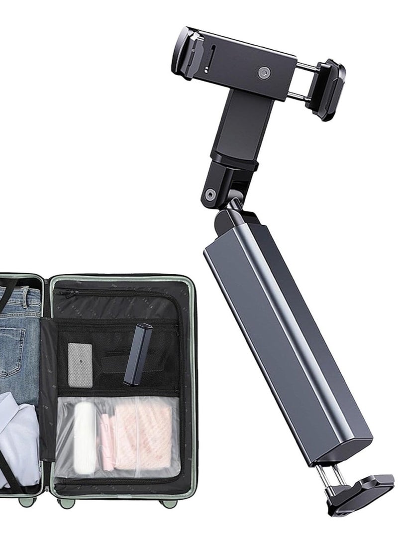 JAJEEK Airplane Phone Mount – Travel Must-Have Phone Stand | 360° Rotation, Foldable Pocket Size Holder for Airplane Seat Back, Tray Table, Car Back Seat, & Trunk | Convenient & Secure Mount for Smartphones  - Image 1