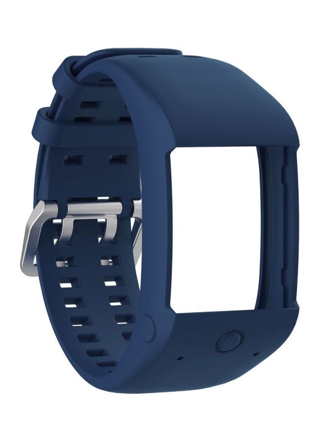NIBEMINENT Replacement Strap For Polar M600 Dark Blue - Image 1