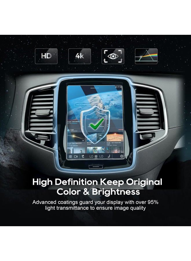 LFOTPP Volvo V90 XC90 S90 Sensus 8.7 Inch Car Navigation Screen Protector,[9H] Tempered Glass Infotainment Screen Center Touch Screen Protector Anti Scratch High Clarity - Image 5