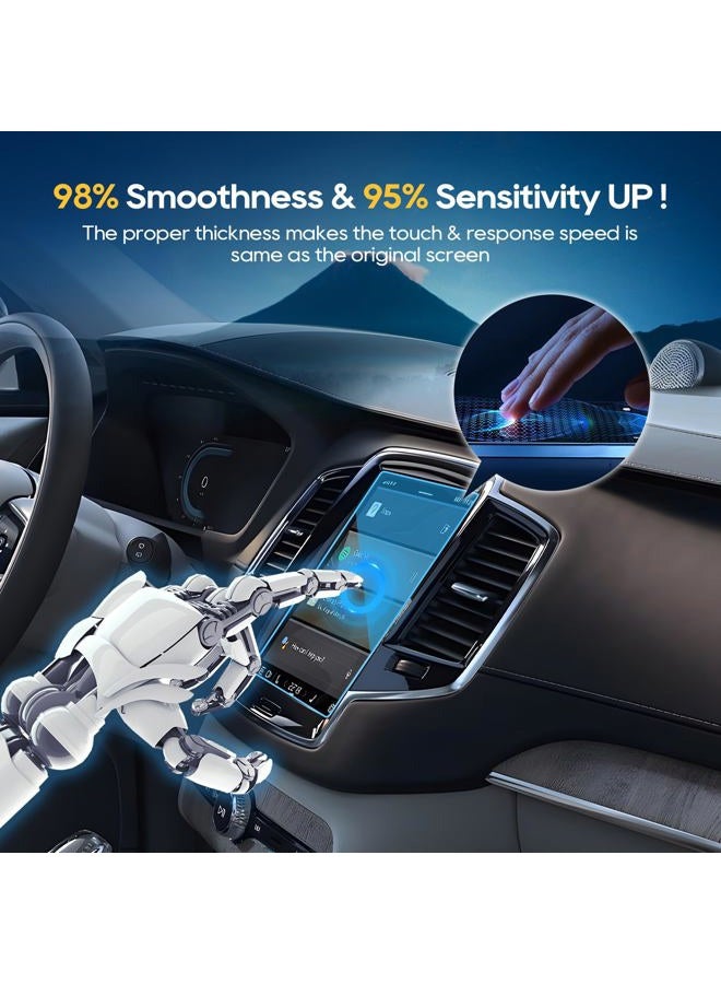 LFOTPP Volvo V90 XC90 S90 Sensus 8.7 Inch Car Navigation Screen Protector,[9H] Tempered Glass Infotainment Screen Center Touch Screen Protector Anti Scratch High Clarity - Image 4