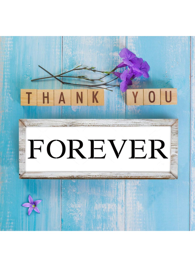 G GSS Designs GSS Designs Letter and Number Stencils for Painting on Wood (2 Pack), 2'' Roman Alphabet Stencil Set (12x12Inch), Reusable Font Templates for Wall DIY Art Projects (SL-095)  - Image 3