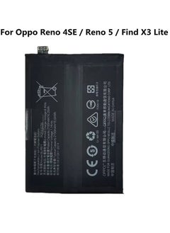ELTRAZONE High-Quality Original Replacement Battery for Oppo 4SE, Reno 5, and Find X3 Lite – Black, Premium Lithium-Ion Cell, Long-lasting Power, Fast Charging, Safe and Easy Installation  - Image 1