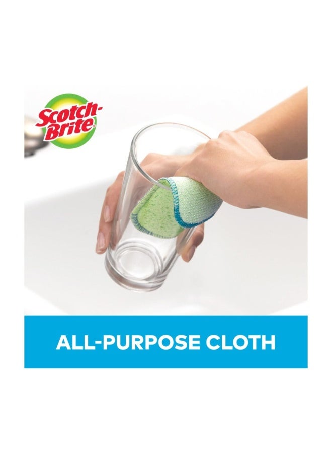 سكوتش برايت دوبى منشفة متعددة الاستخدامات ناعمة للتنظيف والمسح باللونين الوردي والأخضر الأبعاد 3 × 2 × 2 سم 7526833 - Image 4