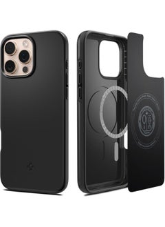 Spigen غطاء حماية رفيع من MagFit لهاتف iPhone 16 Pro Max MagSafe (2024) - أسود  - Image 1