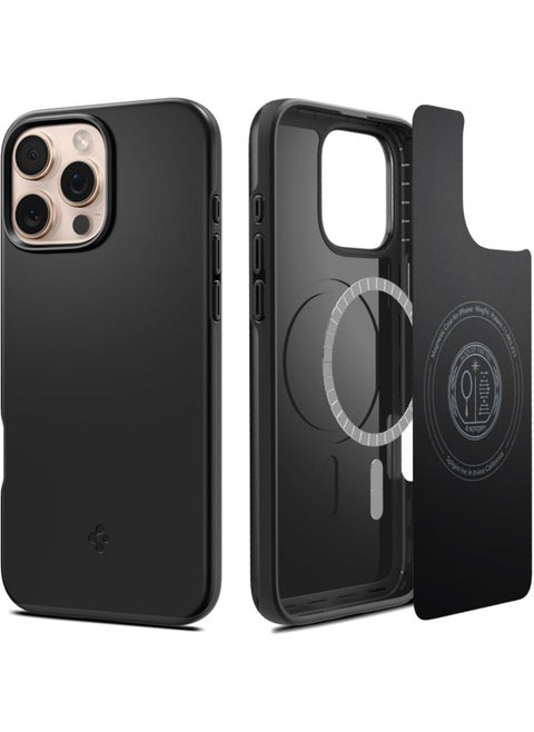 غطاء حماية رفيع من MagFit لهاتف iPhone 16 Pro Max MagSafe (2024) - أسود