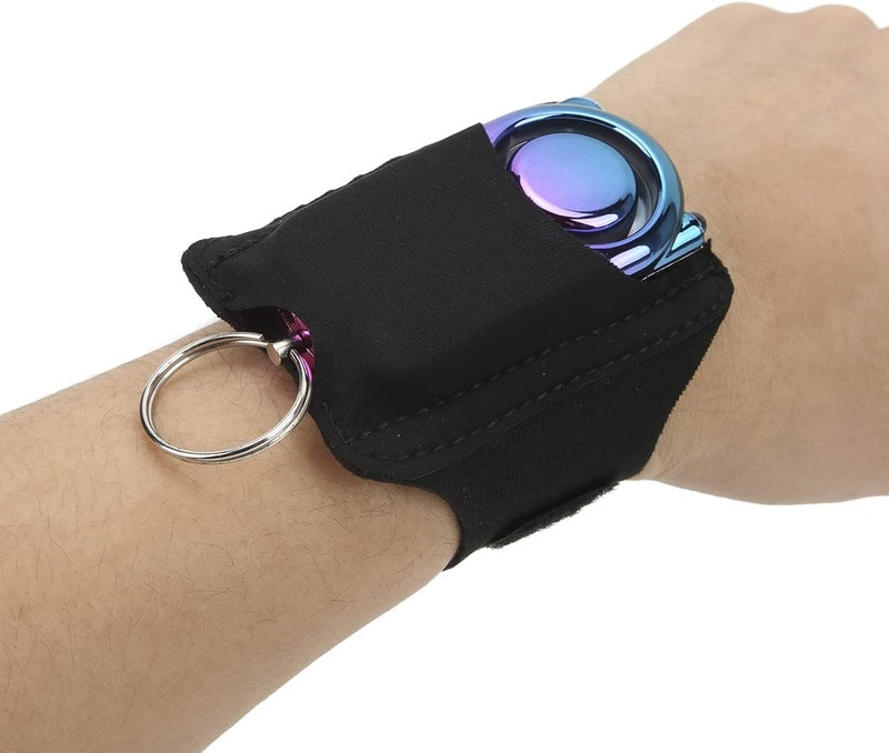 woobles Safe Alarm, 120dB Alarm Emergency Safety key Chain Siren, Self-Defense Security Safe Sound Alarm with Mini LED Flashlight, for Night Running- - Image 4