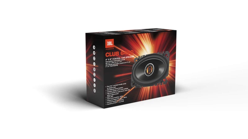 JBL Club 6420 4x6" 70W RMS Club Series 2-Way Coaxial Car Speakers - Image 5