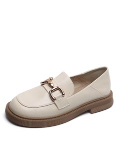 Loquat Versatile Single Shoes In Spring And Summer Beige  - Image 1