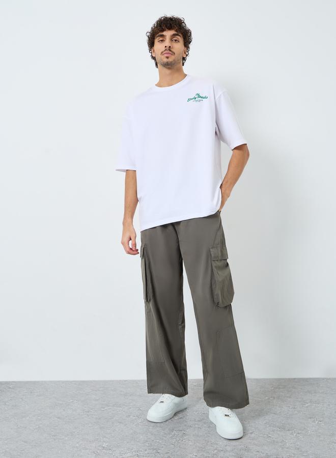 ستايلي تيشيرت تيري واسع بطبعات - Image 2