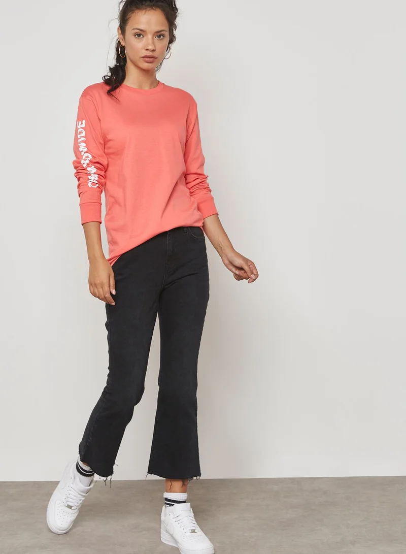 OBEY Logo Long Sleeve T-Shirt