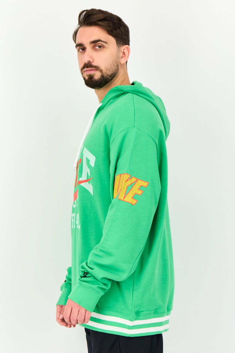 Nike Men Sportswear Fit Long Sleeve Outdoor Hoodies, Green - Image 2