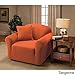 Madison Madison Stretch Jersey Tangerine Chair Slipcover, Solid  - Image 2